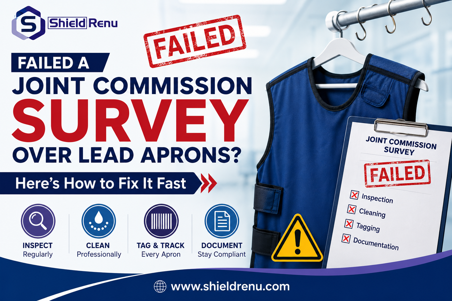 Failed a Joint Commission Survey Over Lead Aprons? Here’s How to Fix It Fast