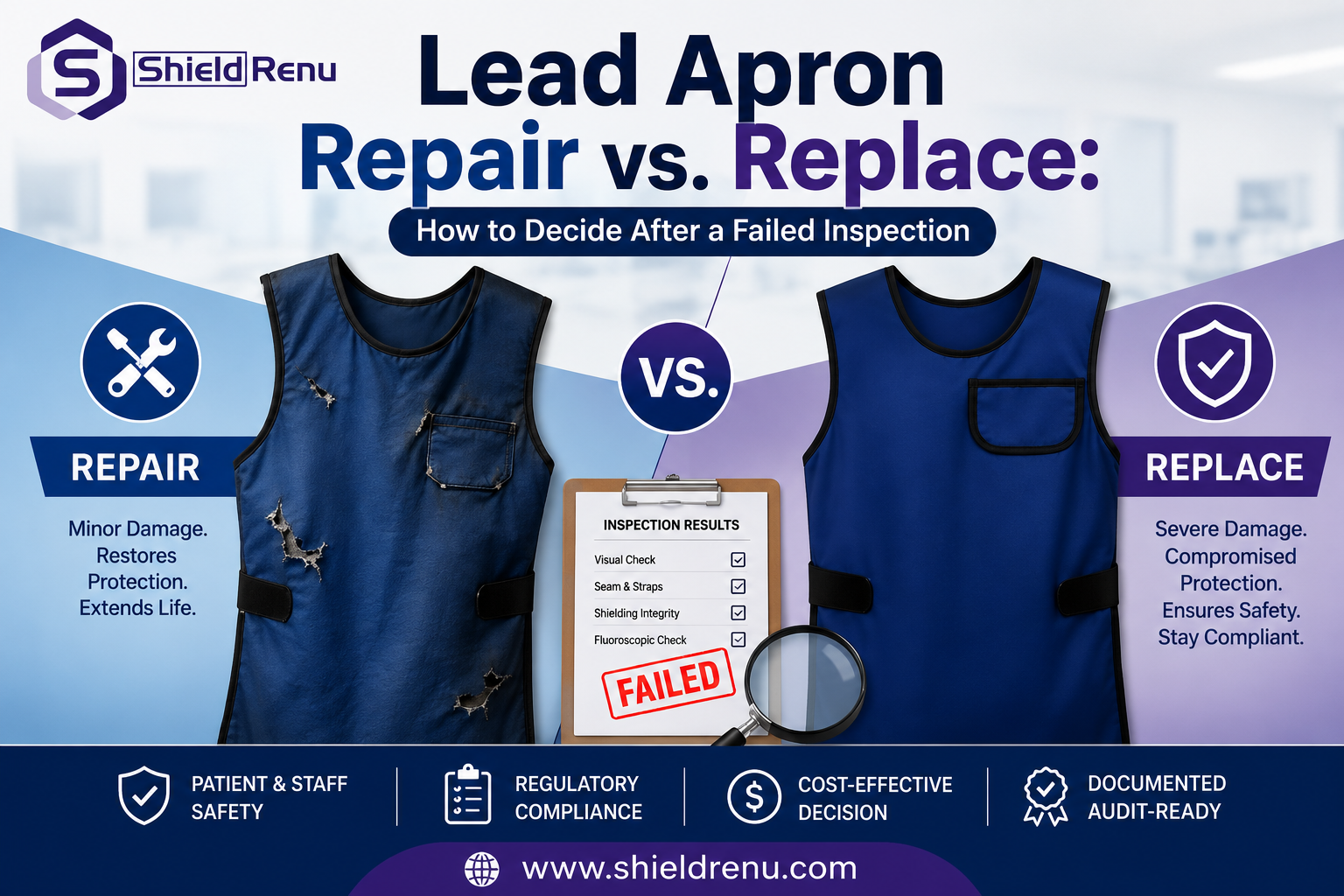 Lead Apron Repair vs. Replace: How to Decide After a Failed Inspection